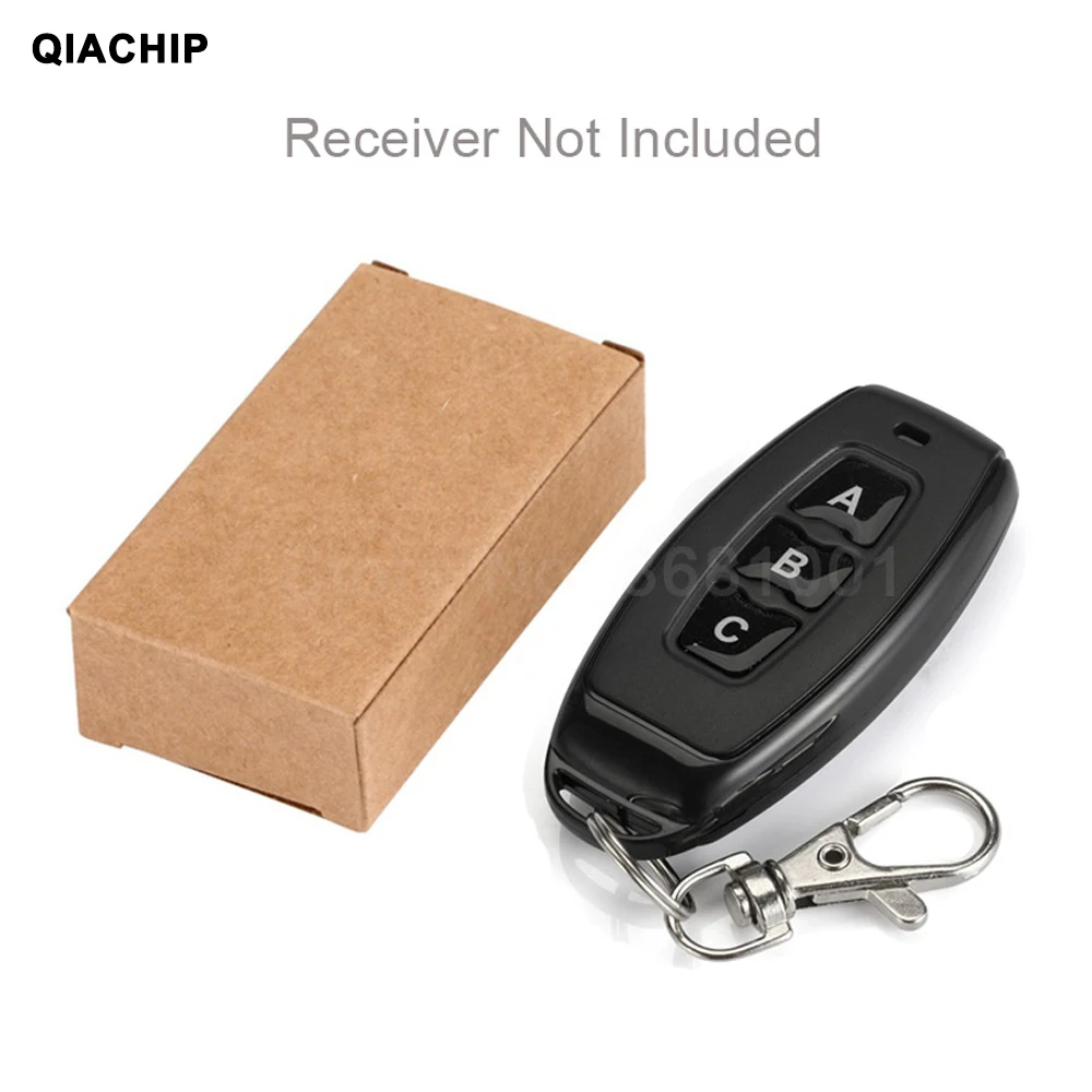 QIACHIP 433MHz 3 CH Button 1527 Code RF Relay Remote Control Switch Transmitter Wireless Key For Smart Home Garage Opener Door |