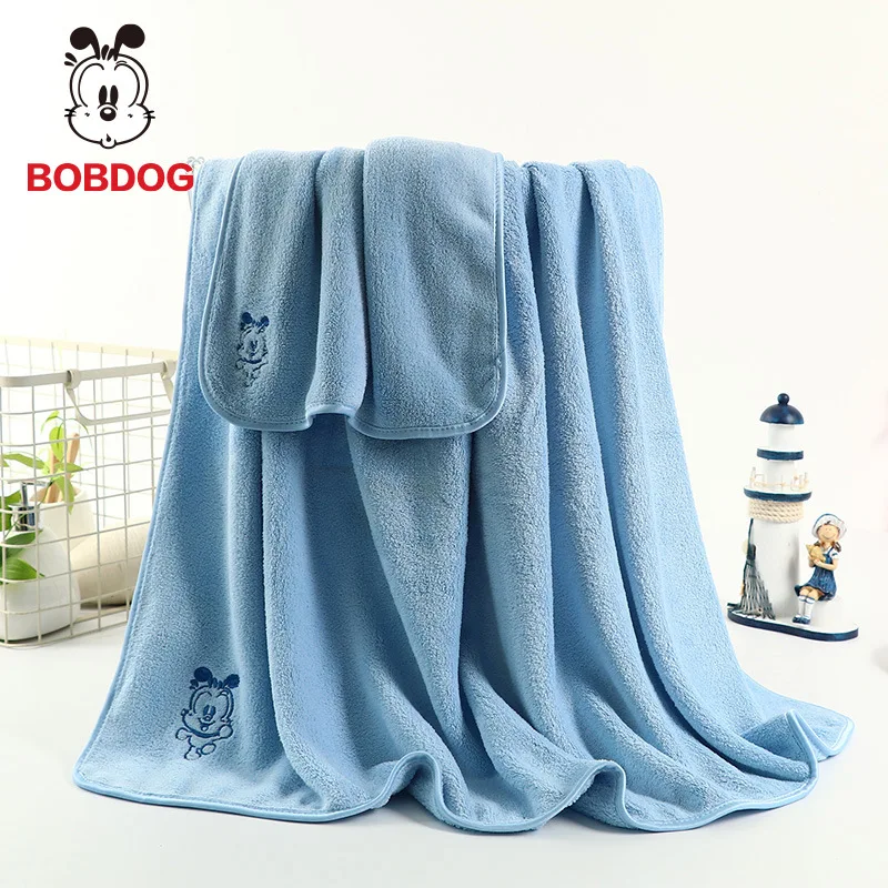 

Bobdog Baby Bath Towel Newborn CHILDREN'S Bath Towel BABY'S Bath Towel Autumn & Winter than Pure Cotton Soft Superfine Fibre