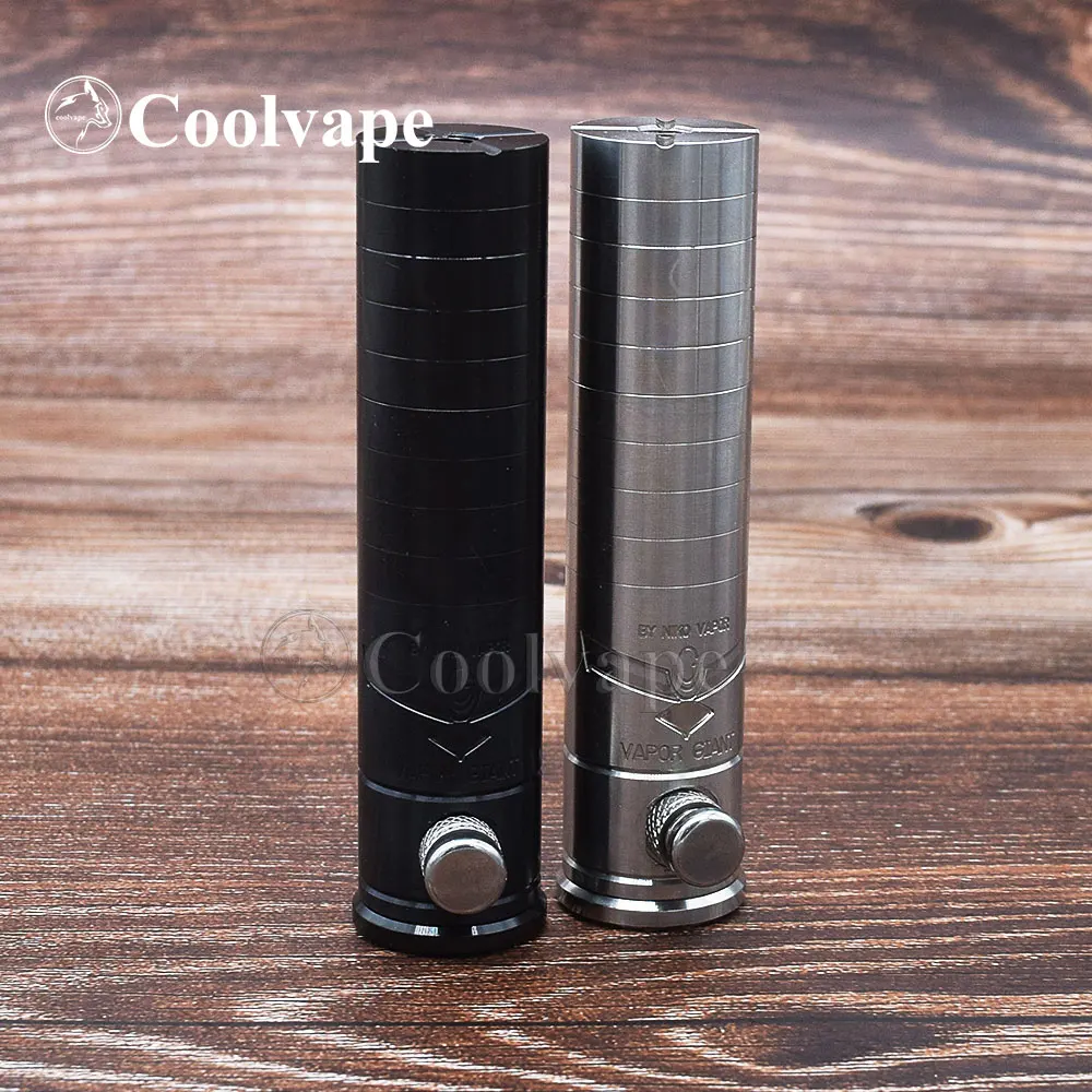 

Vapor Giant mod Mechanical Mod 18650 Battery 316 stailess steel Material e-cigarette mech mod fit 510 thread rda rta atomizer