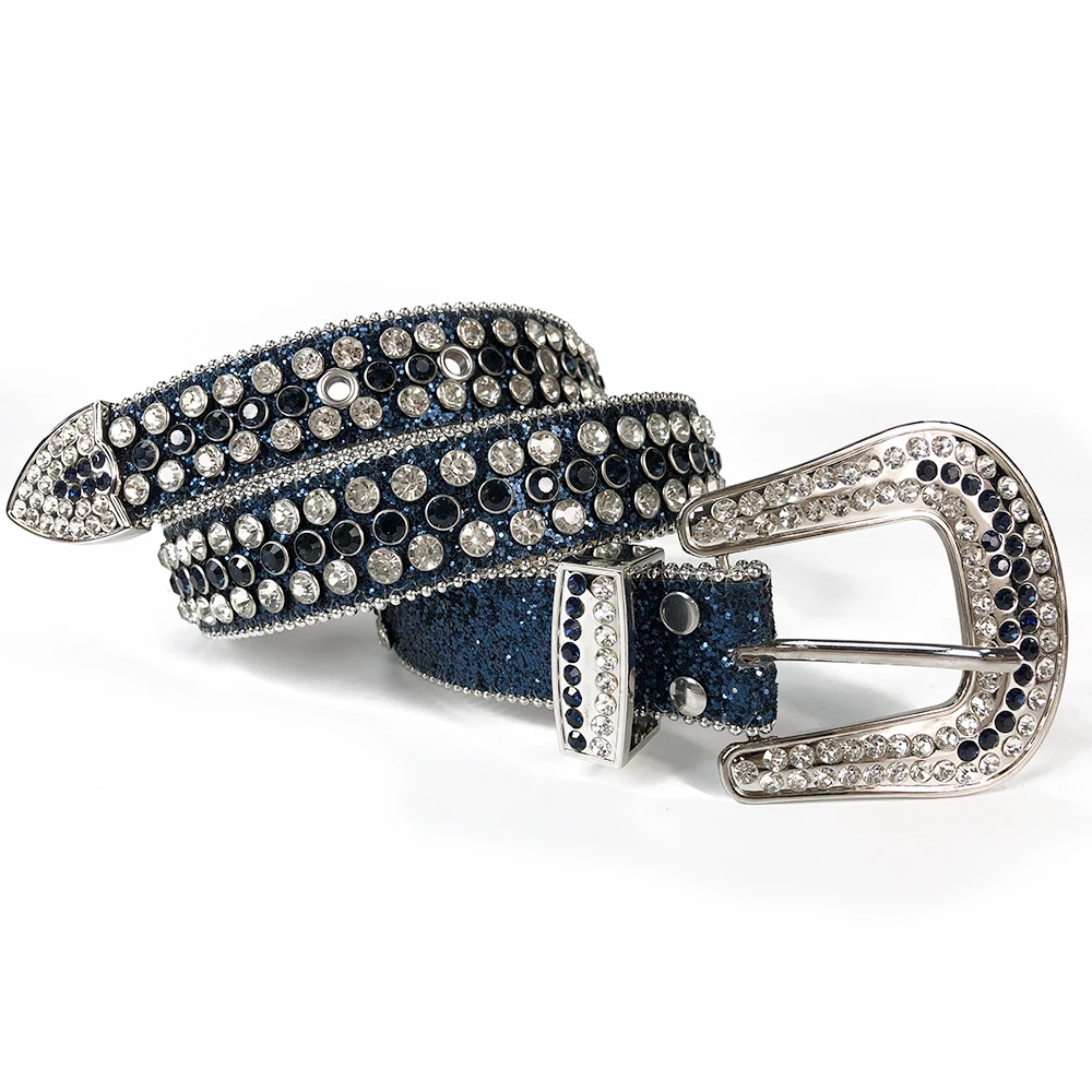 2 Bandeaux De Chapeau En Cuir De Vache Avec Strass - Style Cowboy Western, Réglable - Longueur ~1155 Mm - Accessoire Déco Pérou