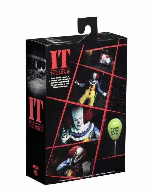 7 дюймов NECA IT Pennywise Joker 1990 старая версия клоун фигурка игрушка на Хэллоуин Кукла подарок