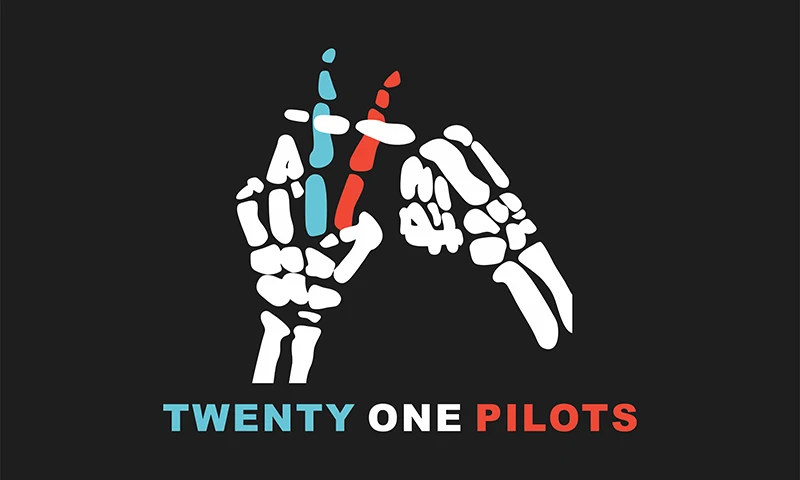 YAZANIE любой размер односторонний или двухсторонний флаг Twenty One Pilots Скелет клик символ пользовательские флаги и баннеры из полиэстера