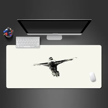 

Extra Grande Gaming Mousepad Gamer Computador Anti-slip Mouse Pad XL White High Grade Rubber Washable Pads Give Gamer Padmouse
