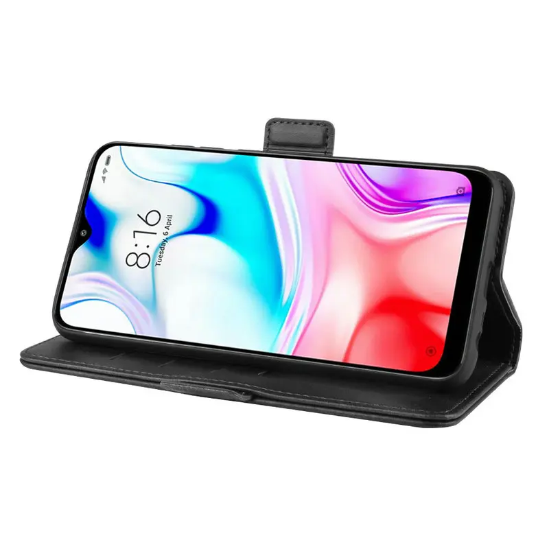 Чехол-Кошелек для Xiaomi Redmi 8, чехол для Xiaomi Redmi 8A 8 A 64G 32 GB, двойной кожаный чехол-книжка, чехол для телефона, Capa Etui Fundas>