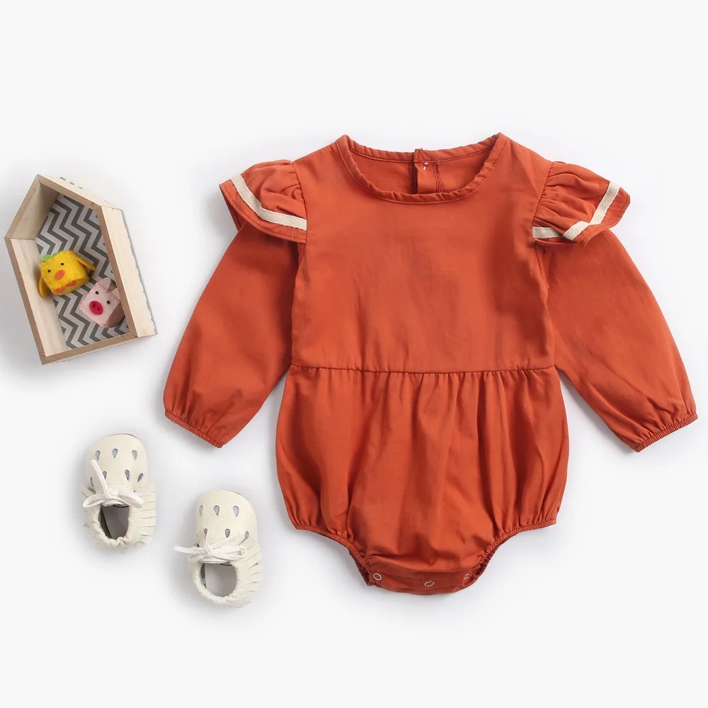 Baby Bodysuit baby clothes autumn and winter plaid 100% cotton male baby long-sleeved shirt jumpsuit baby romper newborn onesies