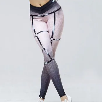 

Maryigean Women's Leggings New Digital Printing Fashion Sports Yoga Pants Women High Waist Fitness Leggin Push Up Legins Women