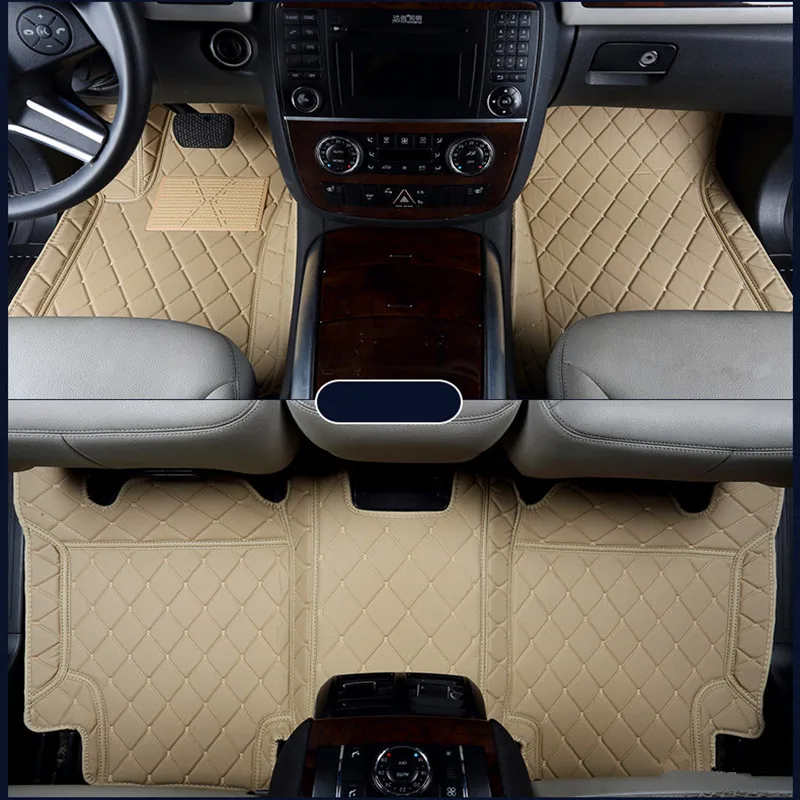 Высоко Качественные ковры! Специальные автомобильные коврики для Mercedes Benz R Class 6 7 мест W251-2006 Нескользящие водонепроницаемые коврики для автомобиля