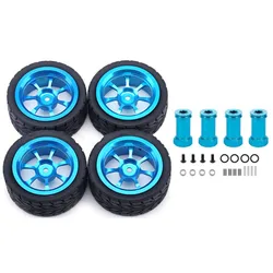 Wltoys 144001 RC – moyeux de roues en métal, jantes de pneu, siège hexagonal, accessoires de voiture 