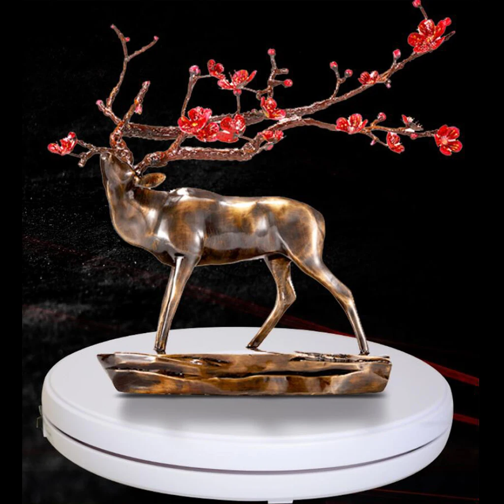

2Pcs 360 Degree Electric Motorized Rotary Display Stand Turntable With Light