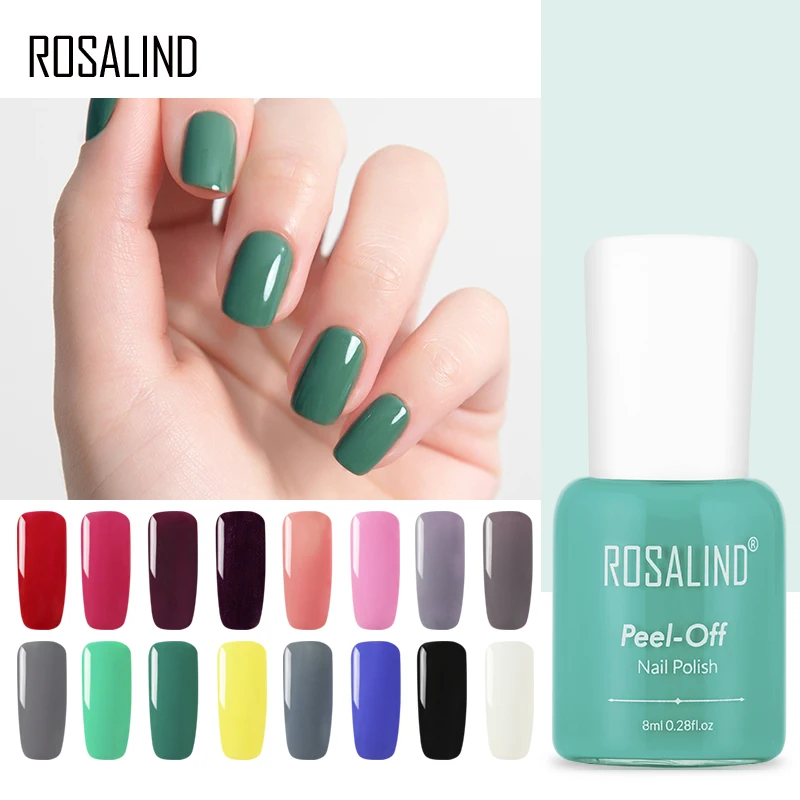 

ROSALIND Fashion Nail Polish Fast Dry Nail Art Gel Varnish Nail Polish 18 colors Optional DIY Nail Beauty Tools Hot Sale