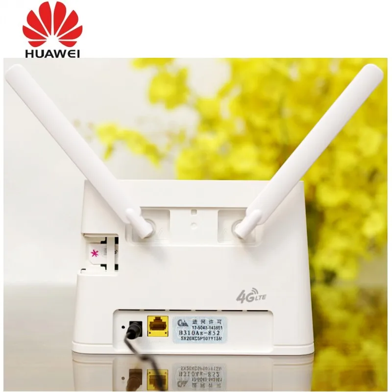 10 шт. huawei B310As-852 LTE FDD 900/1800/2600 МГц, который не привязан к оператору сотовой связи 1900/2300 м/2500/2600 МГц Мобильный Беспроводной VOIP беспроводной маршрутизатор плюс 2 шт. антенны