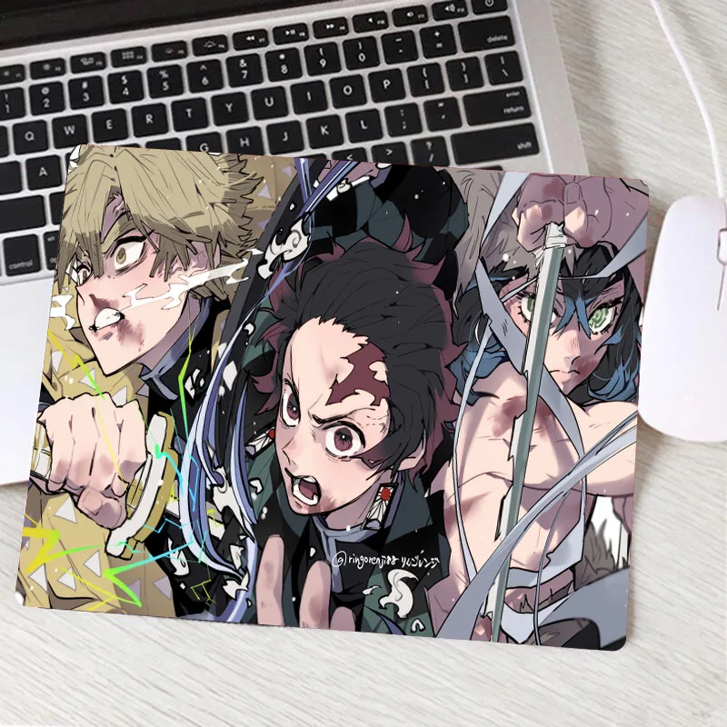 XGZ Kimetsu No Yaiba Аниме настольный коврик игровой коврик для мыши игровая скоростная клавиатура маленький коврик для ноутбука ПК ноутбук стол