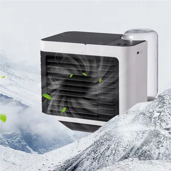 

4W USB Air Cooler Portable Mini Home Air Conditioner Cool Cooling Air Cooler Fan Humidifier 190x152x160mm