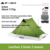 LanShan 2 3F UL GEAR 2 Person 1 Person Outdoor Ultralight Camping Tent 3 Season 4 Season Professional 15D Silnylon Rodless Tent #4