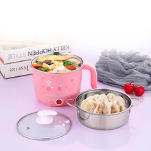 1.8л емкость мини электрическая сковорода многофункциональная кастрюля из нержавеющей стали кухонная плита Жарка тушеная кухонная рисоварка