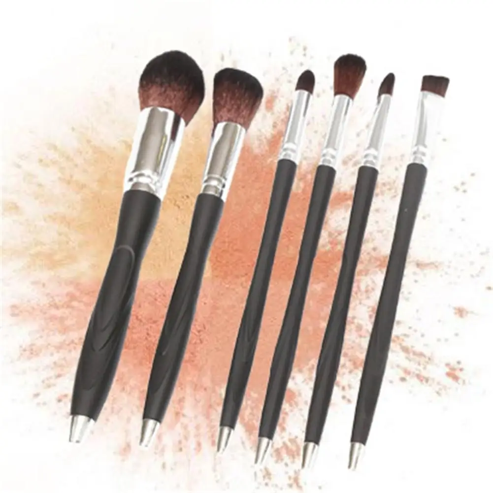 6Pcs Makeup Brushes For Foundation Powder Blush Eyeshadow Concealer Lip Eye Makeup Brush Cosmetics Beauty Tools