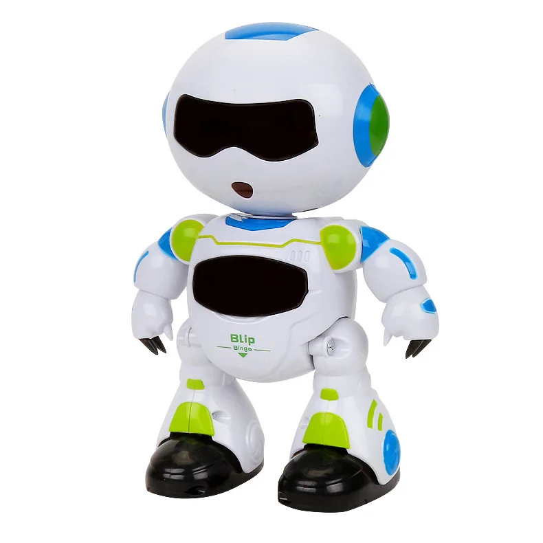 CHILDREN'S Toy Fruit ICE Agent Smart Remote Control Robot Singing Dancing Forward round Steak Robot Models