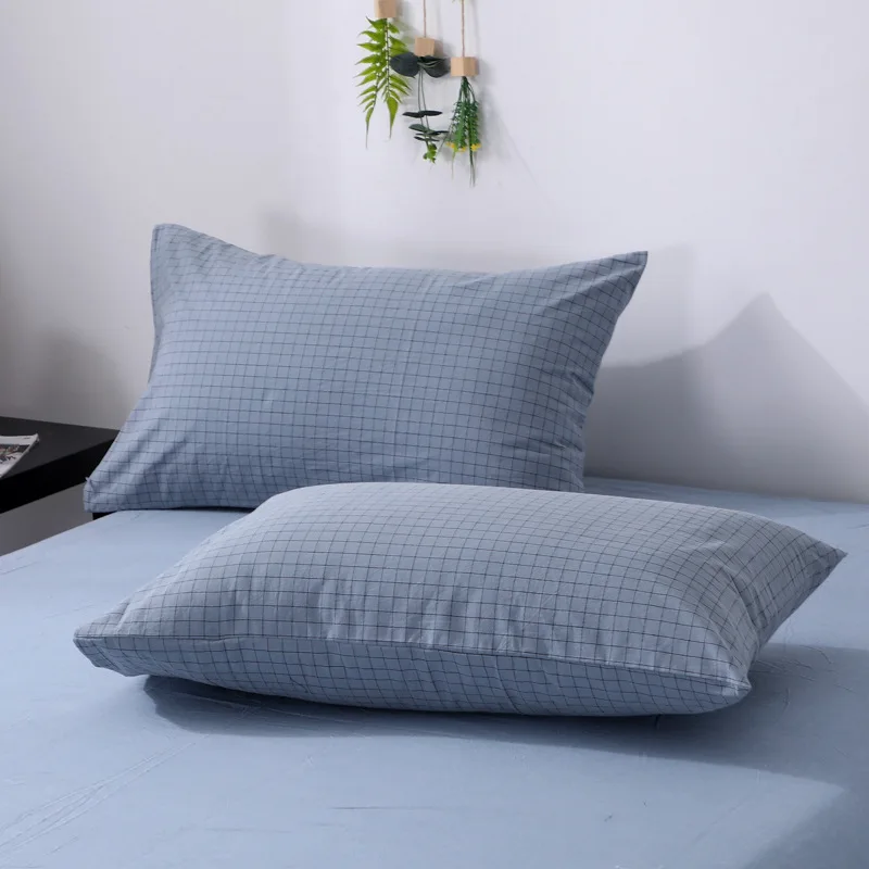 Washed Cotton Cool Bedding Set Knitting Home Textile Solid Color Comforter Cover Flat / Fitted Sheet King Queen Twin Full Size Washed Cotton Cool Bedding Set Knitting Home Textile Solid Color Comforter Cover Flat / Fitted Sheet King Queen Twin Full Size