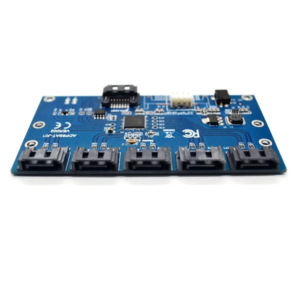 Адаптер Sata 1-5 порт конвертер Sata порт мультипликатор Riser Card Hub Sata Расширение Sata карта
