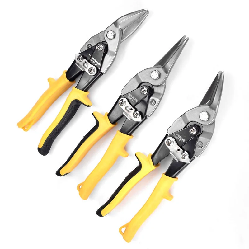 

Scissors 10" / 250mm Metal Scissors Aviation Scissors Iron / Stainless Steel Sheet Cutting Machine Industrial Cutting Tools