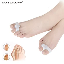 Silicone Toe Corrector Gel Protector Toe Separator Hallux Valgus Pedicure Tools Foot Care Corrector For Toes Inserts Pad