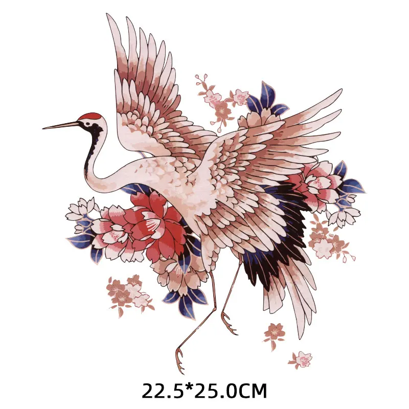 Flower Patch Iron-on Transfers for Clothing Thermoadhesive Patches Daisy Stickers Diy Flex Fusible Transfer Appliques Stripes