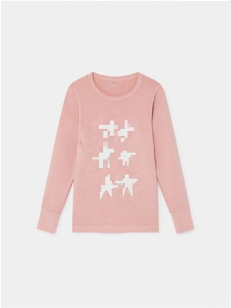 Коллекция года, новая осенне-зимняя футболка для мальчиков и девочек детская хлопковая рубашка с длинными рукавами - Цвет: BoBoT7