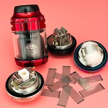Sharevape Zeus RTA Coil for Zeus X RTA Zeus x Mesh RTA Atomizer Pyrex Bubble Bulb Glass Tube Zeus Deck Base With Organic Cotton