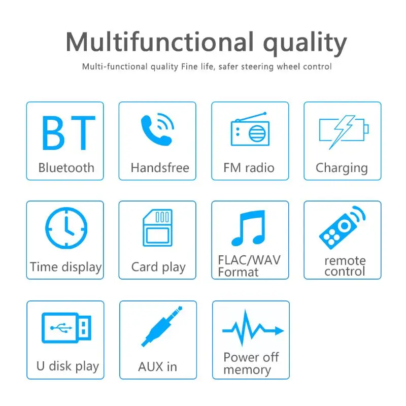 M10 lcd Автомобильный MP3-плеер двойной USB Bluetooth 4,0 динамик TF карта U диск AUX FM радио