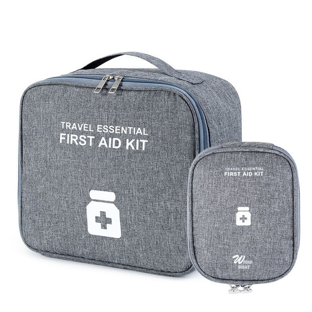 Layered Medicine Box Large-Capacity Home Portable Waterproof Fabric Medicine Cabinet Storage Box First Aid Kit