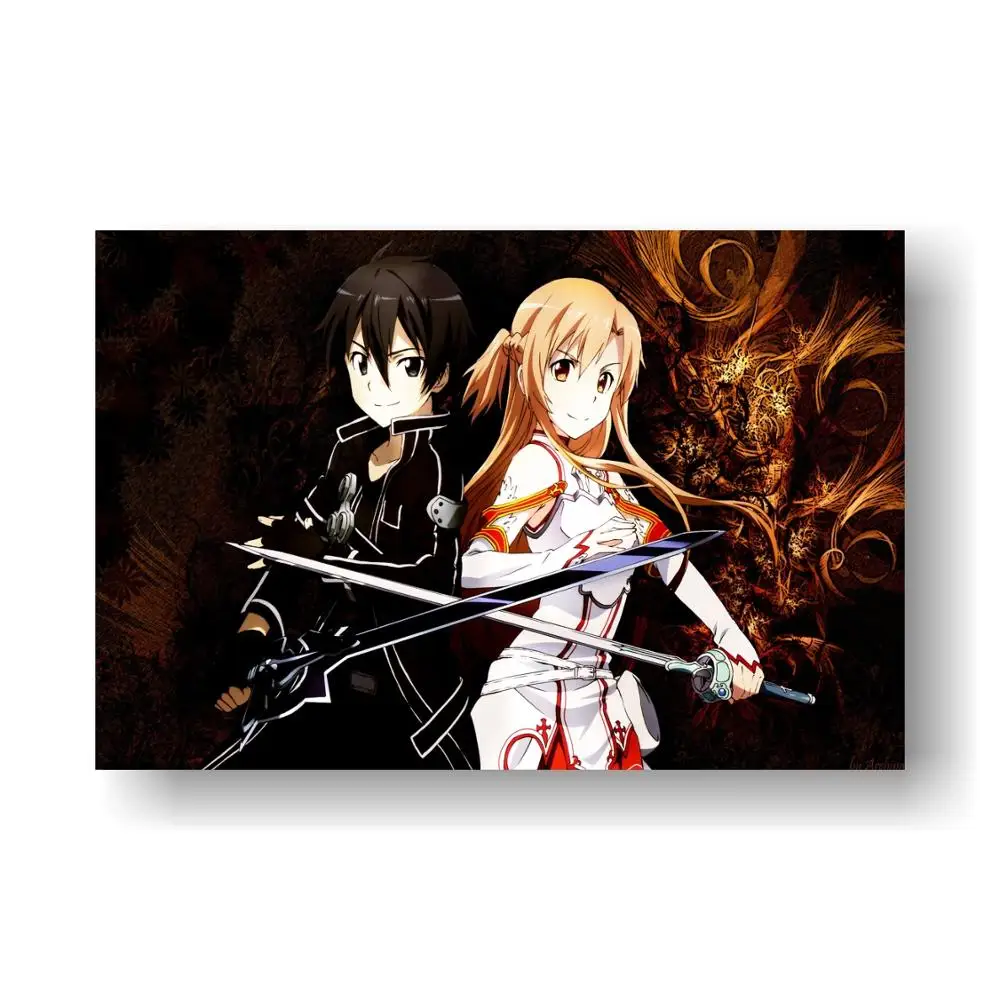 Постер Sword Art Online SAO ALO 48 дюймов x 32 дюйма/80x120 см | Дом и сад