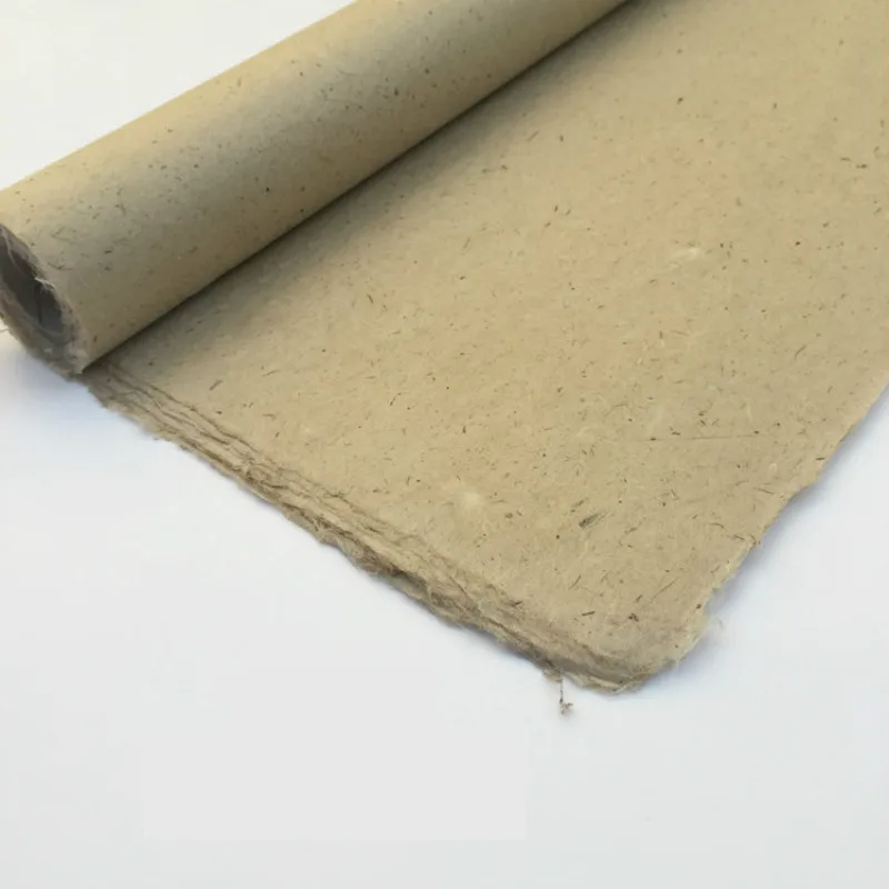 Chinese Fiber Xuan Paper Pure Mulberry Paper Antique Craft Handmade Natural Color Calligraphy Painting Rice Paper Rijstpapier