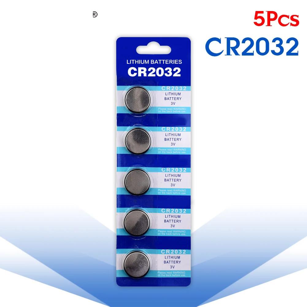 5 шт. CR2032 Батарея батарейка кнопочного типа 3 в сотовый батарейки-таблетки для мобильного часо-Компьютерные игрушки дистанционного Управление cr 2032 DL2032 KCR2032 5004LC ECR2032