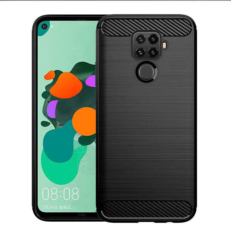 Чехол для huawei Nova 5i PRO, мягкий чехол из углеродного волокна для телефона Nova 5 5i, противоударный бампер, полная защита, силиконовый чехол
