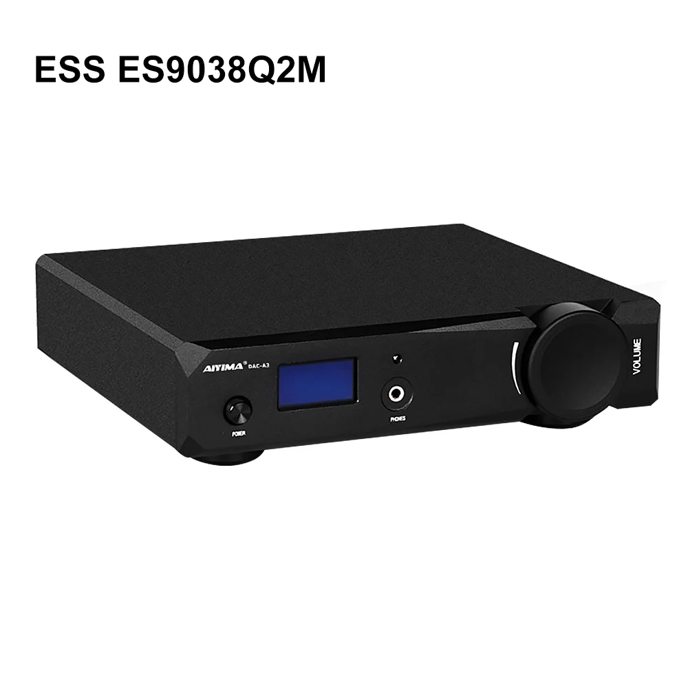 AIYIMA ES9038 аудио декодер усилитель наушников DAC 16 бит XMOS XU208 USB DSD коаксиальный Оптический CSR8675 Bluetooth 5,0 APTX HD Amp - Цвет: AC110V ES9038 XU208