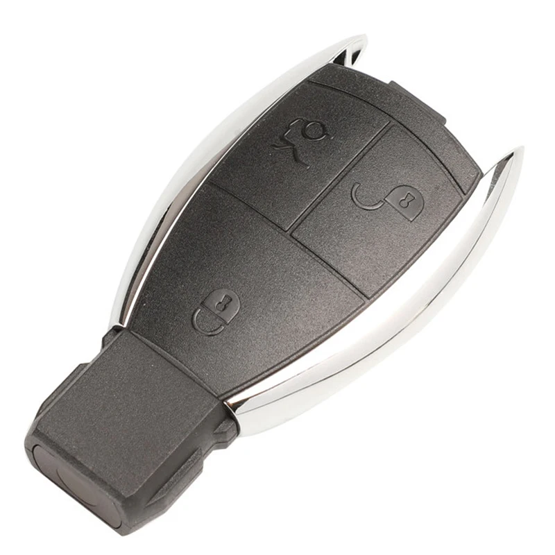 Keyforkess 3/4 pulsante telecomando per auto portachiavi Fob Shell per MERCEDES BENZ C E R S CL GL SL CLK SLK W203 fob morsetto portabatterie - H8defa04684d54f15aa899344740b3c32W