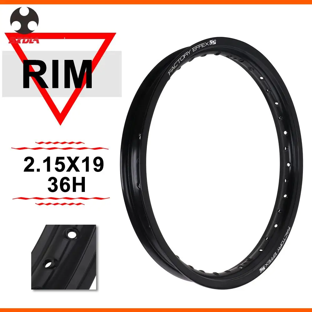 Мотоцикл 2,15X19 Ступица колеса обод 36 дюймов спицы отверстия для Honda Kawasaki KTM Suzuki Yamaha Универсальный внедорожный велосипед