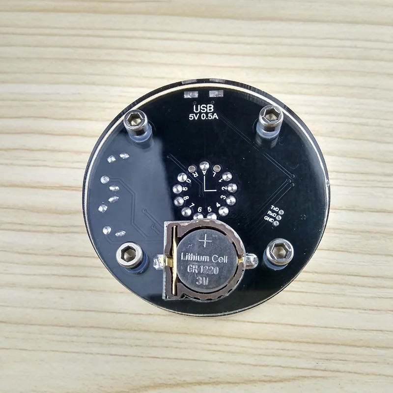 GHXAMP IN-14 однотрубные светящиеся часы Nixie Трубка аудио аксессуары для дома Diy USB 5V