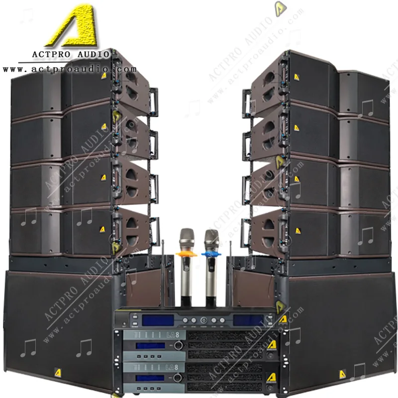 ACTPRO audio double 8 inch line array 