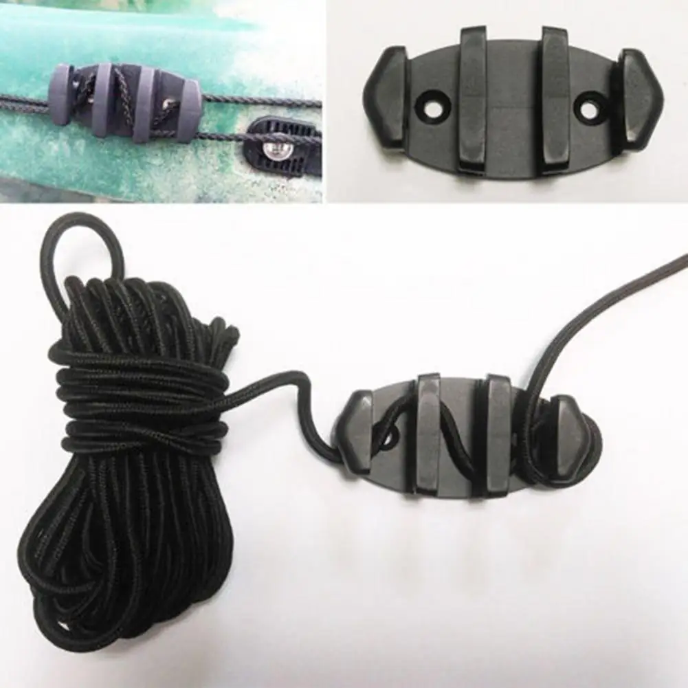 Kayak Canoe Anchor Trolley Kit Water Sports Cleat Rigging Ring Pulleys Pad Eyes Well Nuts Screws Kayak Accessories Set