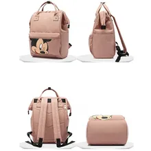 Дисней Микки Минни мультфильм сумка водонепроницаемый большой емкости рюкзак Открытый путешествия для женщин девочек сумки студентов школьные сумки