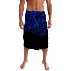 ie faitaga Sublimation Print Samoa Men Half Skirt Undertake Custom Printing Ethnic Style Bonfire Party Men Dress