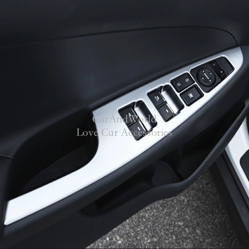 Для Hyundai Tucson 2015 2020 крышка кнопки переключателя двери окна интерьера подлокотника