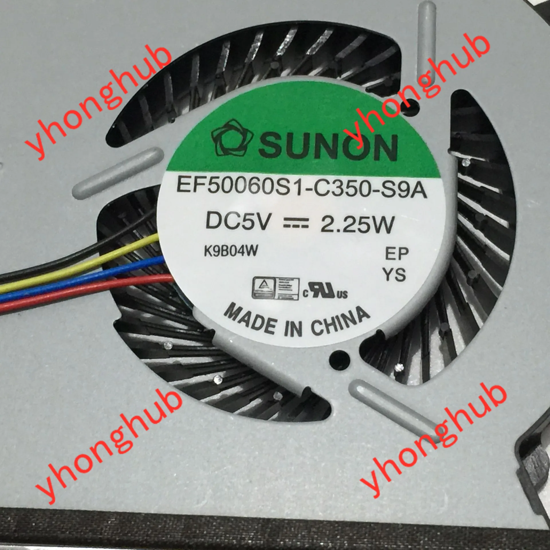 SUNON EF50060S1-C350-S9A DC 5V 2,25 W 4-проводной Сервер вентилятор охлаждения ноутбука