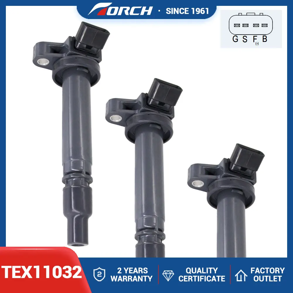 Катушка зажигания совместима с Toyota Celica Corolla Matrix - 2000 2003 2004 2005 2006 заменяет на UF314 C1306
