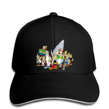 

hip hop Baseball caps Asterix And Obelix the Gaul Cartoon Comic Black Men cap Men Funny s snapback