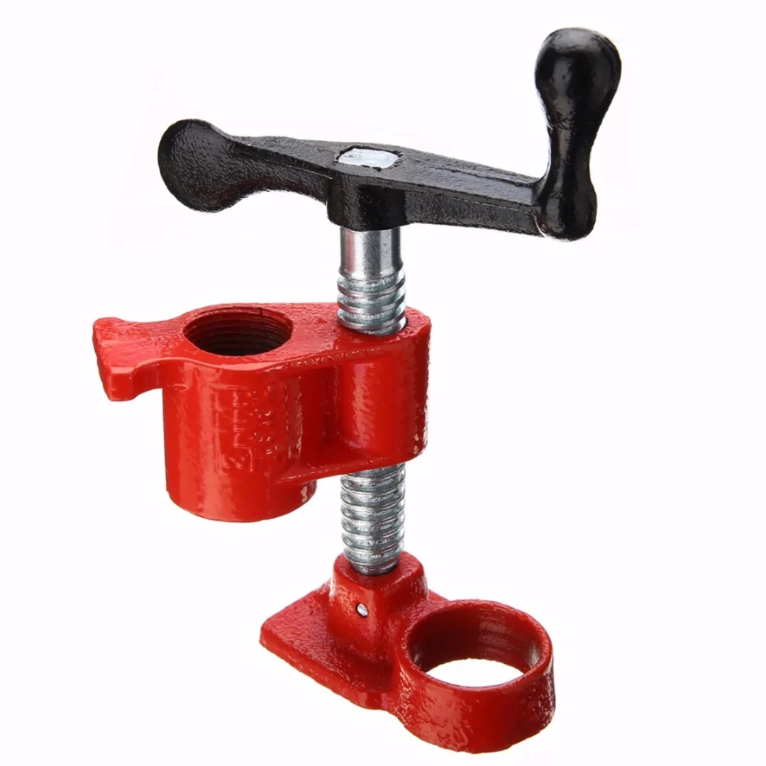 

Brand New Gluing Pipe Clamp Wide Glue Clamp Surface Pipe Clamp Woodworking Hand Tool 4pcs/set 3/4" Heavy Duty Pipe Clamp