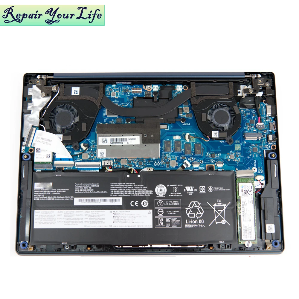 Placa Gráfica Dosda Cpu de Refrigeração do Radiador do pc para Lenovo Ideapad S540 14api 14iml Flex14api Bapb0505r5h Bapb0605r5h Peças de Computador Fãs Ventiladores e resfriadores - Imagem 6
