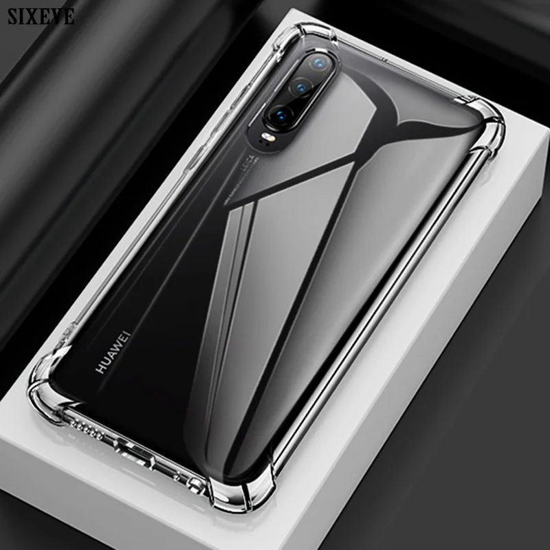 Противоударный силиконовый мягкий прозрачный чехол для Huawei P20 P30 P40 Lite P 40 Mate 10 20 30