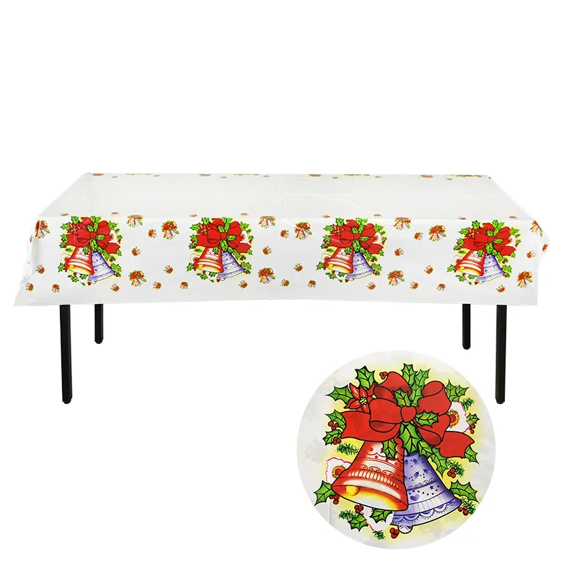 Рождественская одноразовая пластиковая посуда с милым рисунком, салфетка для стола с рождественским декором, новогодние ОБЕДЕННЫЕ принадлежности - Цвет: B05